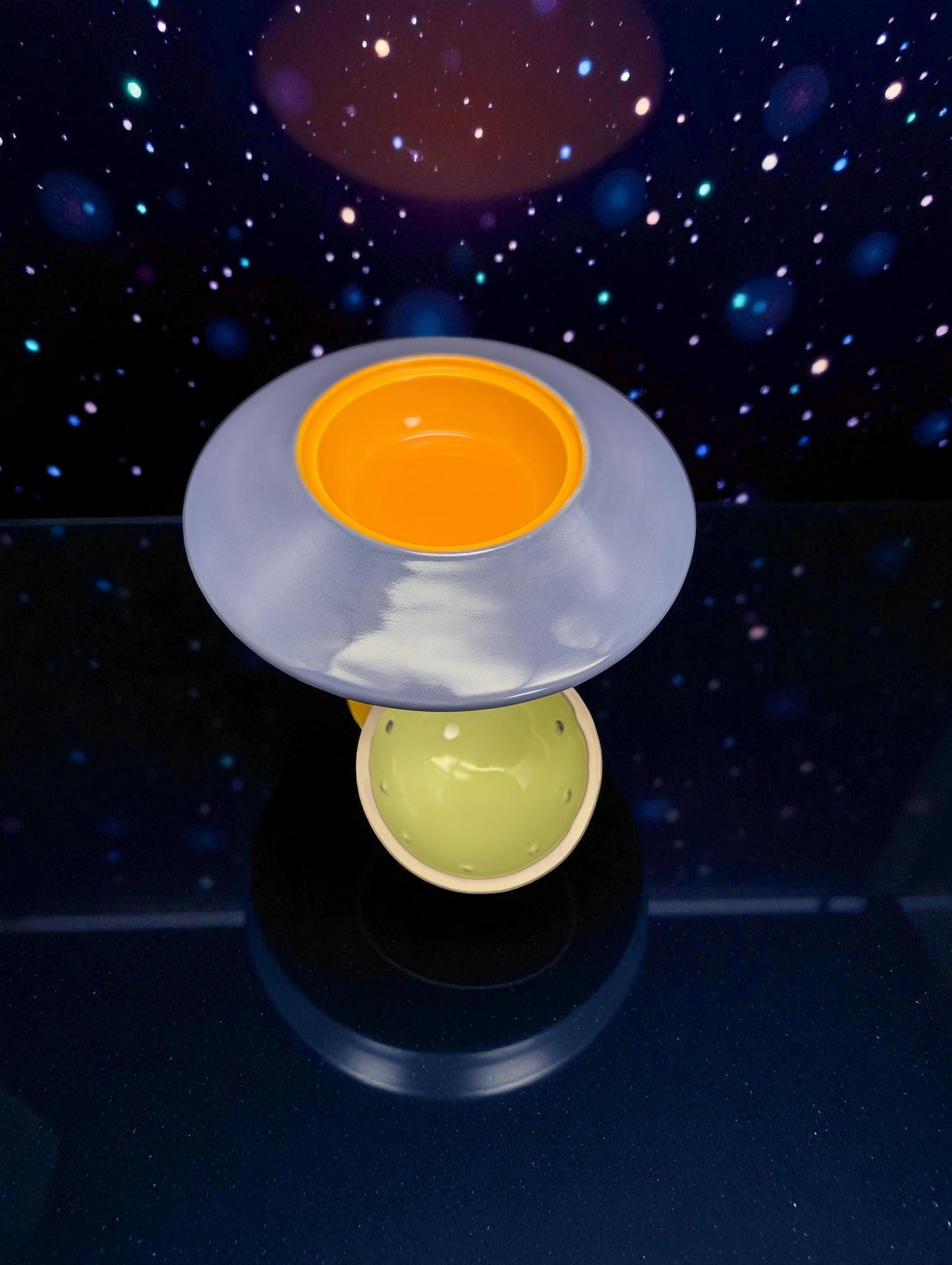 UFO Tea Light Wax Warmer: Purples