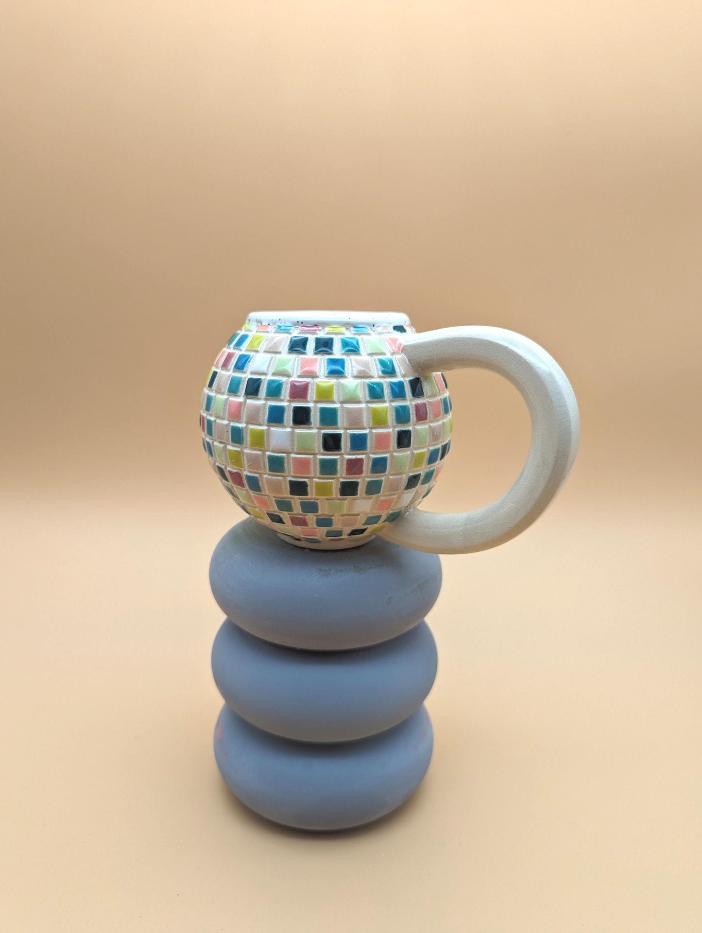 Original Handmade Disco Ball Mug