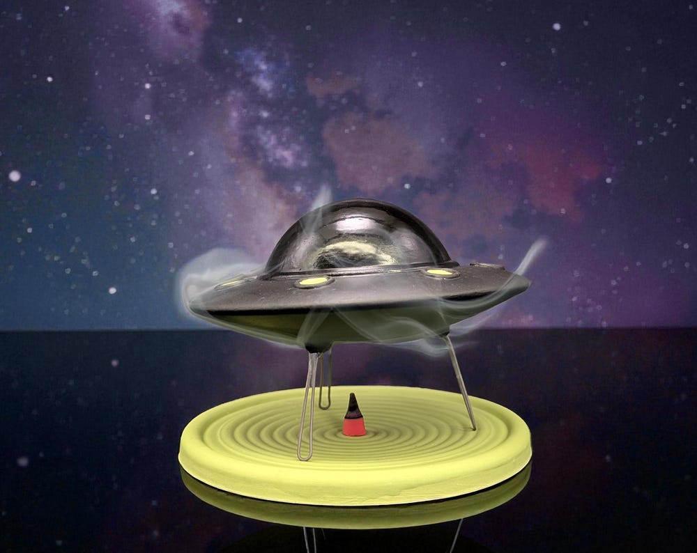 UFO Cone Incense Holder